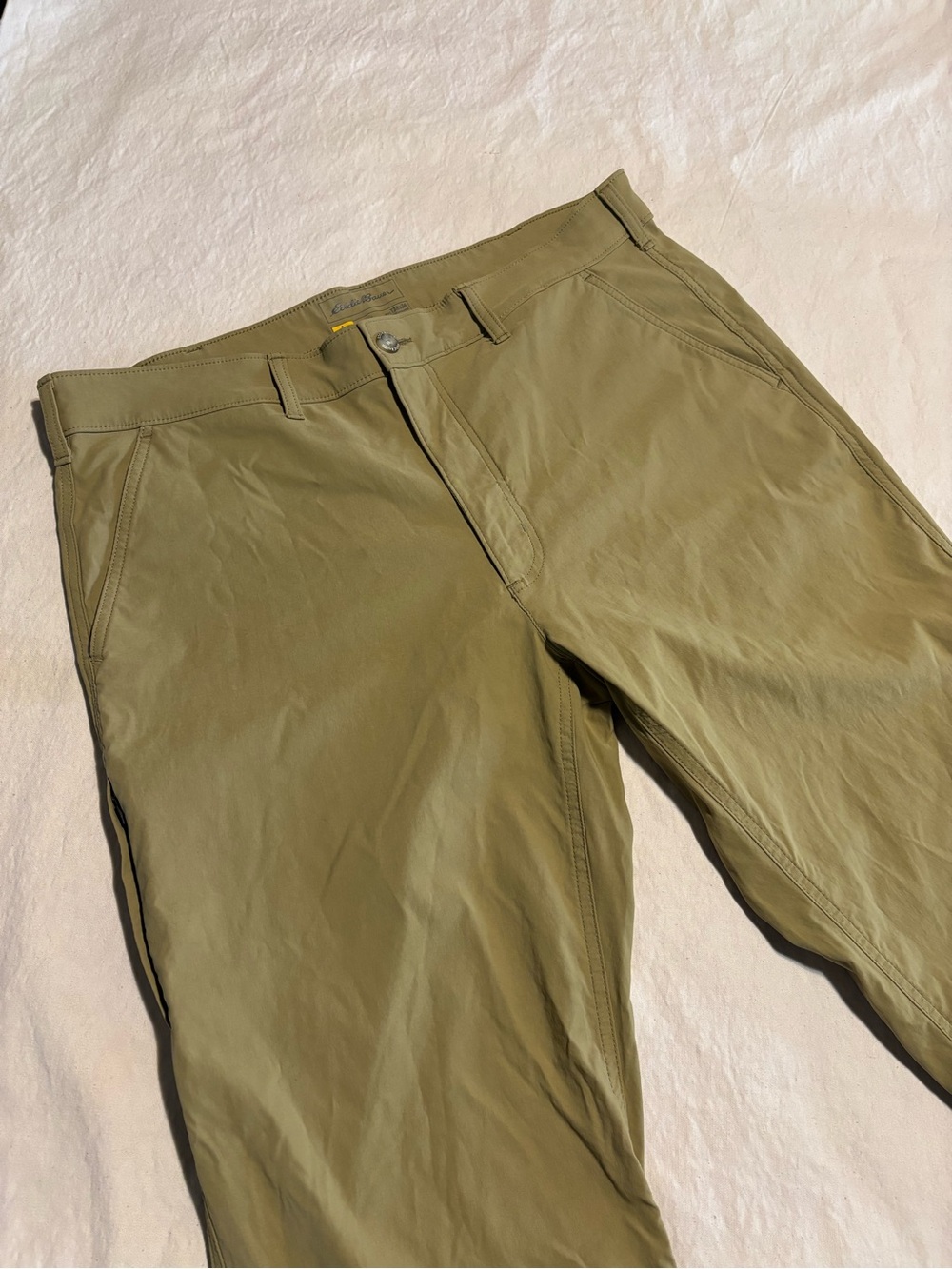 Eddie Bauer Men's Travex Pants 38x36 Outdoor Comfort Nylon Straight